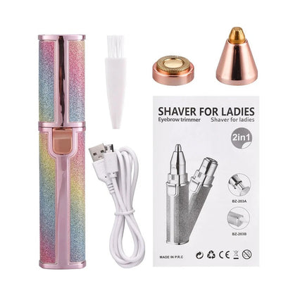 Eyebrow Trimmer – Rechargeable Electric Eyebrow & Facial Hair Trimmer