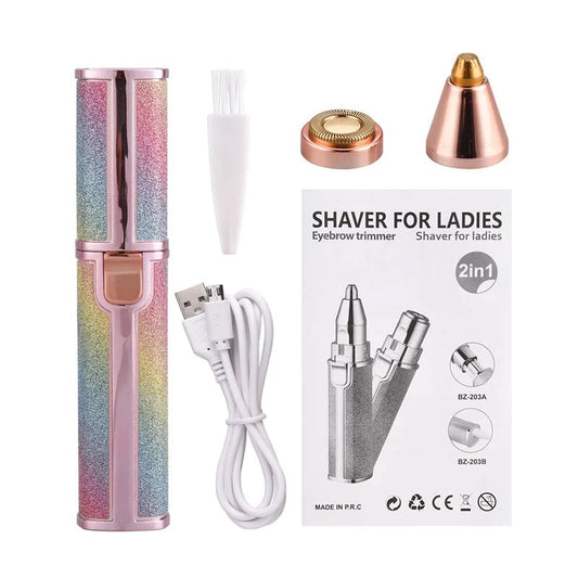 Eyebrow Trimmer – Rechargeable Electric Eyebrow & Facial Hair Trimmer